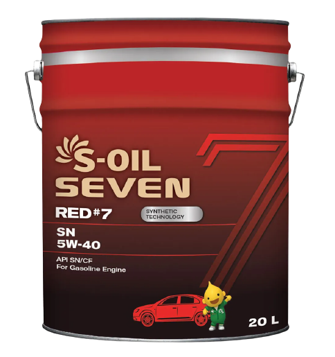 Моторное масло S-OIL SEVEN RED 7 5W-40, 20л
